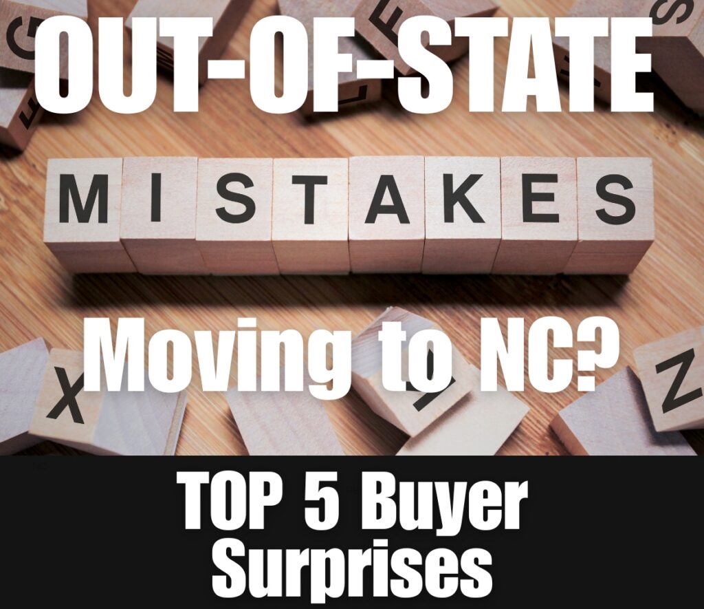 Moving to Cary NC From Out of State | 5 Buyer Surprises